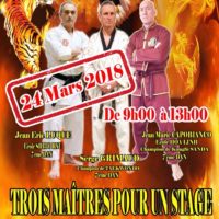 Stage des 3 Maîtres...