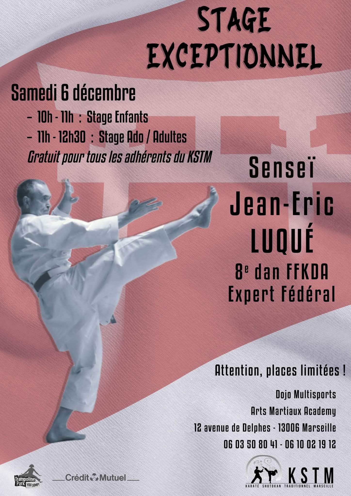 Stage exceptionnel avec le Sensei Jean-Eric Luqué