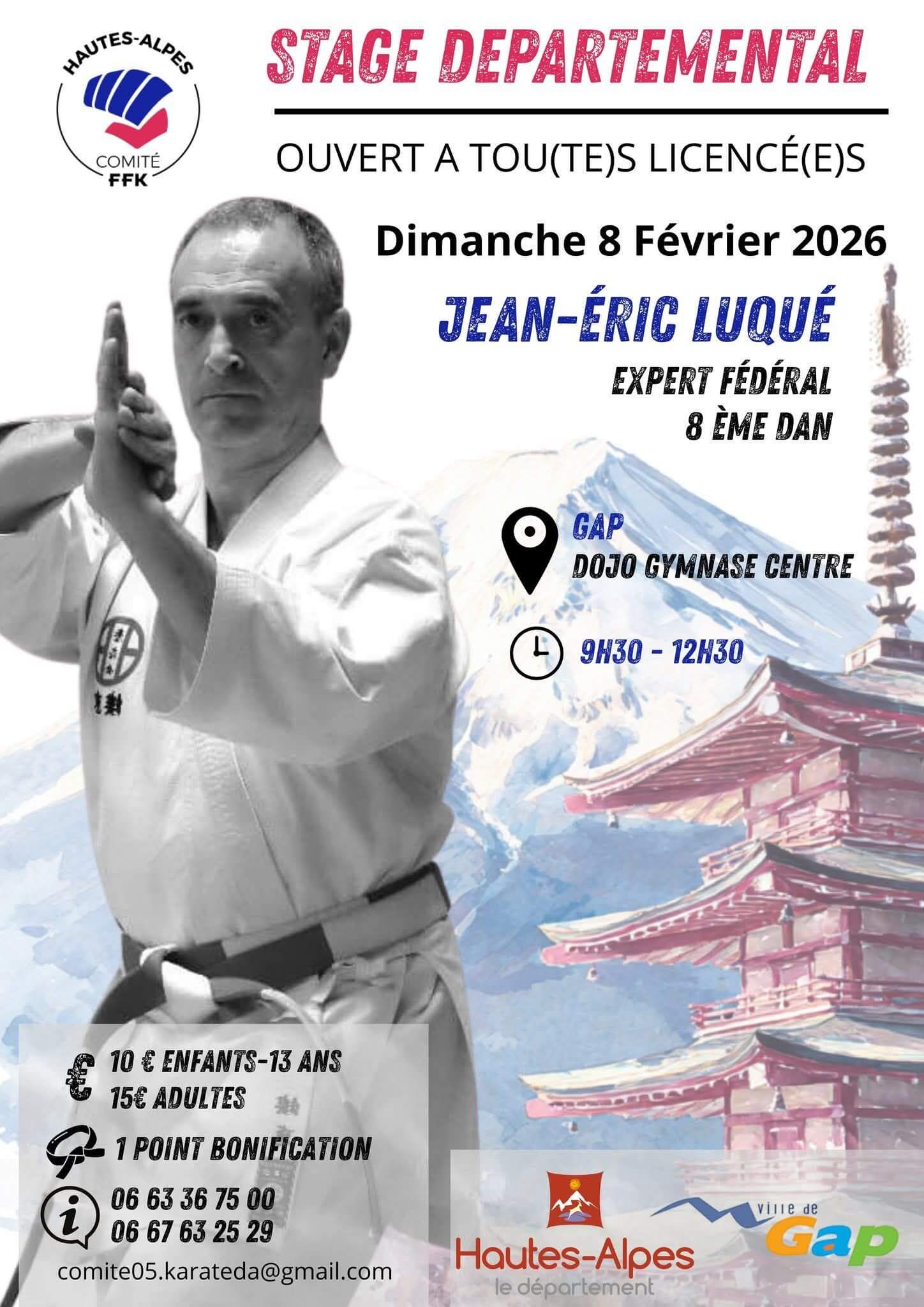 Jean-Éric Luqué à Gap – Un stage à ne pas manquer !